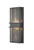 Z-lite 577M-BK-LED Black Eclipse Outdoor Wall Sconce