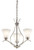 Kichler Lighting 43503NI Keiranª 3 Light Chandelier Brushed Nickel