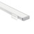 Kichler Lighting 1TEK1SWSF4SIL TE Standard Series 4' Kit Shallow Well Surface Channel Silver