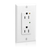Leviton 5280-IGW Decora Plus Surge Protective Isolated Ground Duplex Receptacle Outlet