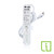 Leviton 53C4M-1S7 15 Amp Medical Grade Power Strip with Load Monitoring Informª Technology, Surge Protected, 4-Outlet, 7Õ Cord