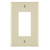 Leviton 80601-T 1-Gang Decora/GFCI Device Decora Wallplate/Faceplate, Midway Size, Thermoset, Device Mount - Light Almond