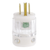 Leviton 8215-CT 15 Amp, 125 Volt, NEMA 5-15P, 2P, 3W, Plug, Straight Blade, Hospital Grade, Grounding, - Transparent