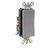 Leviton A5621-2GY Antimicrobial Treated Decora Plus Rocker Switch, Gray
