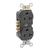 Leviton BR20-E Duplex Receptacle, 20 Amp, 125 Volt