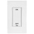 Leviton DRKDN-U1W Keypad Room Controller, 1 Button, GreenMAX¨ DRC Wireless