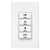 Leviton DRKDN-U4W Keypad Room Controller, 4 Button, GreenMAX¨ DRC Wireless