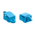 Leviton DUSTK-CAP DISCONTINUED - Dust Cap (Blue), use with Secure Keyed LC Patch Cords, Port Protection Plug, or Extraction Tool, (package of 10)