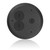 Leviton FBC1X-E Concrete Floor Box Cover Plate, Brushed Black