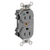 Leviton M8200-PLG Lev-Lok Duplex Receptacle