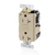 Leviton MGFT2-I Lev-Lok SmartlockPro GFCI Duplex Receptacle Outlet
