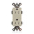 Leviton MT162-I Lev-Lok Decora Plus Duplex Receptacle