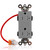 Leviton MT163-SCG Lev-Lok Tamper-Resistant Split-Circuit Duplex Receptacle