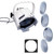 Leviton PARML-W Discontinued Product. Multi-Lens PAR fixture, White, Bare Wires. Include C-clamp, color frame, and (4) lenses: VNSP,NSP, MFL, & WFL