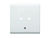 Leviton QTQ0F-2W QS-Net Control Station Face Plate, 2 Button, Blank for custom engraving. Color: Gloss White