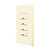 Leviton RDGSW-4FI Color Change Kit with Engraving for GreenMAX¨ Digital Keypad, Light Switch, 4 Button, Ivory