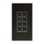 Leviton RDGSW-8FE Color Change Kit with Engraving for GreenMAX¨ Digital Keypad, Light Switch, 8 Button, Black