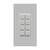 Leviton RDGSW-8FG Color Change Kit with Engraving for GreenMAX¨ Digital Keypad, Light Switch, 8 Button, Gray