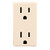 Leviton RKR15-GC Leviton Renu Color Change Kit RKR15-GC for Renu 15A Tamper-Resistant Outlets, in Gold Coast White
