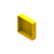 Leviton S4END-CSL 4x4 End Cap Slotless, Yellow