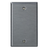 Leviton SSJ13-40 1-Gang Stainless Steel Wallplate