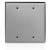 Leviton WM2B-GY Weatherproof Cover, 2-Gang