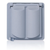 Leviton WP2V-GY Weatherproof Cover, 2-Gang