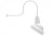 Ark Lighting Angled Reflector Sign Lighting Gooseneck RLM Incandescent Kit White