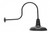 Ark Lighting Classic Dome Gooseneck RLM Incandescent Kit Black