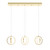 AFX Lighting LCKP09***LNR3 Lock 3 Light Linear Pendant