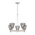 Majestic Lighting P1081 5-Light Matte Black & Silver Chandelier with 5 x CLEANLIFE¨ E26 60W Equiv. Dimmable 120V Clear Glass 2700K Filament A19 LED Bulb (included); with 48_ chain and 72_ Clear SJT cord. Majestic Lighting P1081 5-Light Matte Black & Silver Chandelier with 5 x CLEANLIFE¨ E26 60W Equiv. Dimmable 120V Clear Glass 2700K Filament A19 LED Bulb (included); with 48_ chain and 72_ Clear SJT cord.