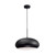 Majestic Lighting P1071 17_ Matte Black Pendant Integrated LED Fixture (25W, 3000K CRI>80), 120-277V AC, Non-dimmable; with 72_ black SVT cord.