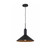 Majestic Lighting P1068 14_ Matte Black (Out Side),Gold (Inside) Angled Pendant Fixture with 1 x CLEANLIFE¨ E26 60W Equiv. Dimmable 120V Clear Glass 2700K Filament A19 LED Bulb (included); with 72_ black SVT cord. Majestic Lighting P1068 14_ Matte Black (Out Side),Gold (Inside) Angled Pendant Fixture with 1 x CLEANLIFE¨ E26 60W Equiv. Dimmable 120V Clear Glass 2700K Filament A19 LED Bulb (included); with 72_ black SVT cord.