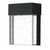 Sunlite 81046-SU 7" 11W 30K 100-277V Seedy Glass Outdoor Contemporary Wall Sconce, Black