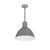 NRLM-10ST2040GMWLE4/48 - 10" RLM 48" Stem Mounted LED Shade, 2000lm, 4000K, Gun Metal/White, 120V 0-10V/Triac/ELV & 277V 0-10V Dimming - Nora Lighting