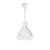 Nora Lighting NRLM-8ST1040WWLE4/12 8" RLM 12" Stem Mounted LED Shade, 1200lm, 4000K, White, 120V 0-10V/Triac/ELV & 277V 0-10V Dimming
