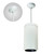 Nora Lighting NYLD2-6P075135WWW 6" Cobalt Pendant Mount Cylinder, White, 750L, 3500K, White Reflector, 120V Triac/ELV Dimming