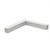 Nora Lighting NLIN-L1040A "L" Shaped L-Line LED Direct Linear, 3000lm / 4000K, Aluminum Finish