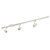 Nora Lighting NTLE-870927W 4-ft Track Pack with (3) MAC 90+ CRI 2700K Track Heads, White