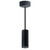 Nora Lighting NYLM-2ST35XBBLE3A/12 2" iLENE 12" Stem Mount Mini Cylinder, 1000lm, 14W, 3500K, Black, 120V Triac/ELV Dimming
