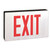 Nora Lighting NX-606-LED/G/2F Die-Cast LED Exit Sign w/ Battery Backup, Double-Faced Aluminum w/ Green Letters in Black Housing