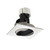 Nora Lighting NIR-4SC35XBW/10 4" Iolite LED Square Adjustable Cone Retrofit, 1000lm / 12W, 3500K, Black Reflector / White Flange