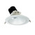 Nora Lighting NC2-839L3540MWSF 8" Sapphire II High Lumen Adjustable Downlight, Round 50-Degree Medium Reflector, 3500lm, 4000K, White Self-Flanged