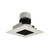 Nora Lighting NPR-4SNDSQCDXBW 4" Pearl LED Square Retrofit Reflector with Square Aperture, 800lm / 12W, Comfort Dim, Black Reflector / White Flange
