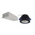Nora Lighting NMW-427B 4" M-Wave Can-less Adjustable LED Downlight, 2700K, Black finish