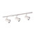 Nora Lighting NTL-156 4-ft Track Pack with (3) Round Back Cylinder PAR30 Track Heads, White
