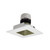 Nora Lighting NPR-4SNDSQ40XCHMPW 4" Pearl LED Square Retrofit Reflector with Square Aperture, 1000lm / 12W, 4000K, Champagne Haze Reflector / Matte Powder White Flange