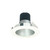 Nora Lighting NIO-4RNDC30QHZMPW 4" Iolite LED Round Reflector, 10-Degree Optic, 850lm / 12W, 3000K, Haze Reflector / Matte Powder White Flange