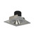 Nora Lighting NIO-4SNB27QNN 4" Iolite LED Square Bullnose, 10-Degree Optic, 850lm / 12W, 2700K, Natural Metal Finish