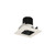 Nora Lighting NIOB-2SNDSQ40QBW 2" Iolite LED Square Reflector with Square Aperture, 10-Degree Optic, 850lm / 12W, 4000K, Black Reflector / White Flange